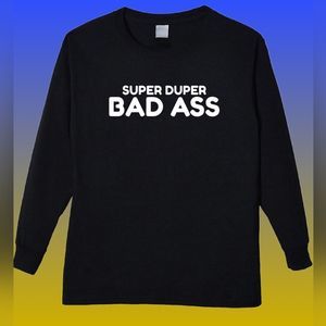 Long Sleeve Black Shirt Graphic Tee